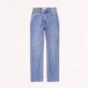 Abercrombie & Fitch Ultra High Rise Ankle Straight Jean